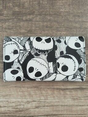 Nightmare Before Christmas Disney Jack Skellington Trifold Wallet